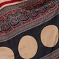 Rajwada Red And Cream Silk Blend Printed Elegant Saree For Women