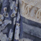 Rajwada Dark Blue Organza Woven Saree With Unstitched Blouse For Women