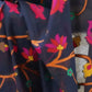 Rajwada Navy Blue Silk Blend Woven Saree For Women