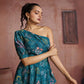 Rajwada Blue Cotton Blend Printed Co-ord Set For Women
