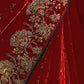 Rajwada Red Jacquard Embroidered Elegant Saree For Women
