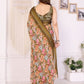 Rajwada Multicolor Georgette Printed Saree For Women