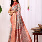 Rajwada Multicolor Silk Blend Printed Saree For Women