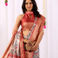 Rajwada Multicolor Silk Blend Printed Saree For Women