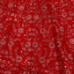 Rajwada Red Silk Blend Embellished Semi Stitched Lehenga For Women