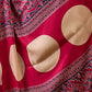 Rajwada Purple And Cream Silk Blend Printed Elegant Saree For Women