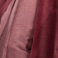 Rajwada Dark Mauve Cotton Linen Zari Work Saree For Women