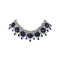 Rajwada Dark Blue Alloy Embellished Jewellery Set For Women