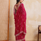 Rajwada Pink Georgette Printed Saree For Women