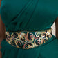 Rajwada Green Organza Solid Ready To Wear Saree With Stitched Blouse For Women