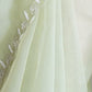 Rajwada Light Green Organza Embroidered Saree With Unstitched Blouse For Women