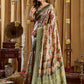 Rajwada Multicolor Silk Blend Printed Saree For Women