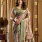 Rajwada Multicolor Silk Blend Printed Saree For Women