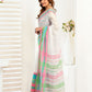 Rajwada Multicolour Cotton Linen Zari Work Saree For Women