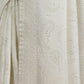 Rajwada White Organza Embroidered Solid Saree For Women