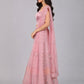 Light Pink Silk Blend Embellished Lehenga