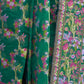 Rajwada Green Organza Woven Saree With Unstitched Blouse For Women