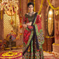 Rajwada Multicolor Cotton Blend Embroidered Semi-Stitched lehenga For Women