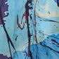 Rajwada Multicolor Silk Blend Printed Saree With Unstitched Blouse For Women