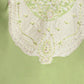 Rajwada Green Organza Embroidered Semi-Stitched Kurta Set For Women