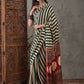 Rajwada Green And Cream Silk Blend Printed Elegant Saree For Women