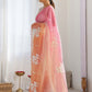 Rajwada Multicolor Silk Blend Embellished Saree For Women