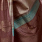 Rajwada Mauve Silk Blend Printed Saree For Women