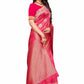 Rajwada Pink Silk Blend Embellished Saree For Women