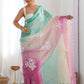 Rajwada Multicolor Silk Blend Embellished Saree For Women