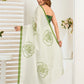 Rajwada White Cotton Linen Zari Work Saree For Women