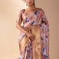 Rajwada Multicolor Silk Blend Printed Saree For Women
