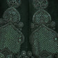 Rajwada Dark Green Net Embellished Semi Stitched Lehenga For Women