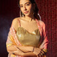 Rajwada Multicolor Organza Embroidered Semi-Stitched Lehenga For Women