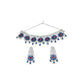 Rajwada Dark Blue Alloy Embellished Jewellery Set For Women