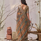 Rajwada Multicolor Linen Cotton Printed Saree For Women