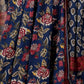 Rajwada Navy Blue Rayon Printed Stitched Kurta Set For Women