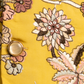 Rajwada Yellow Viscose Silk Embroidered Stitched Kurta Set For Kids
