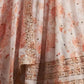 Rajwada White Organza Printed And Embriodered Semi-Stitched Lehenga For Women