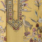 Rajwada Yellow Viscose Silk Embroidered Stitched Kurta Set For Men
