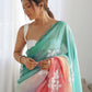 Rajwada Multicolor Silk Blend Embellished Saree For Women