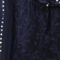 Navy Blue Net Embroidered Lehenga