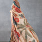 Rajwada Multicolor Georgette Printed Saree For Women