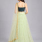 Light Green Net Embellished Lehenga