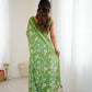 Rajwada Green Georgette Printed Saree For Women
