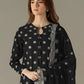 Rajwada Black Georgette Embroidered Semi Stitched Kurta Set For Women