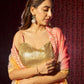 Rajwada Multicolor Organza Embroidered Semi-Stitched Lehenga For Women