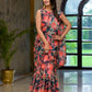 Rajwada Multicolor Georgette Printed Ready To Wear Saree For Women