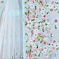 Rajwada Sky Blue Net Embroidered Elegant Saree For Women