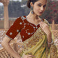 Rajwada Yellow Georgette Embellished Elegant Saree For Women