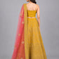 Mustard Yellow Silk Blend Embellished Lehenga